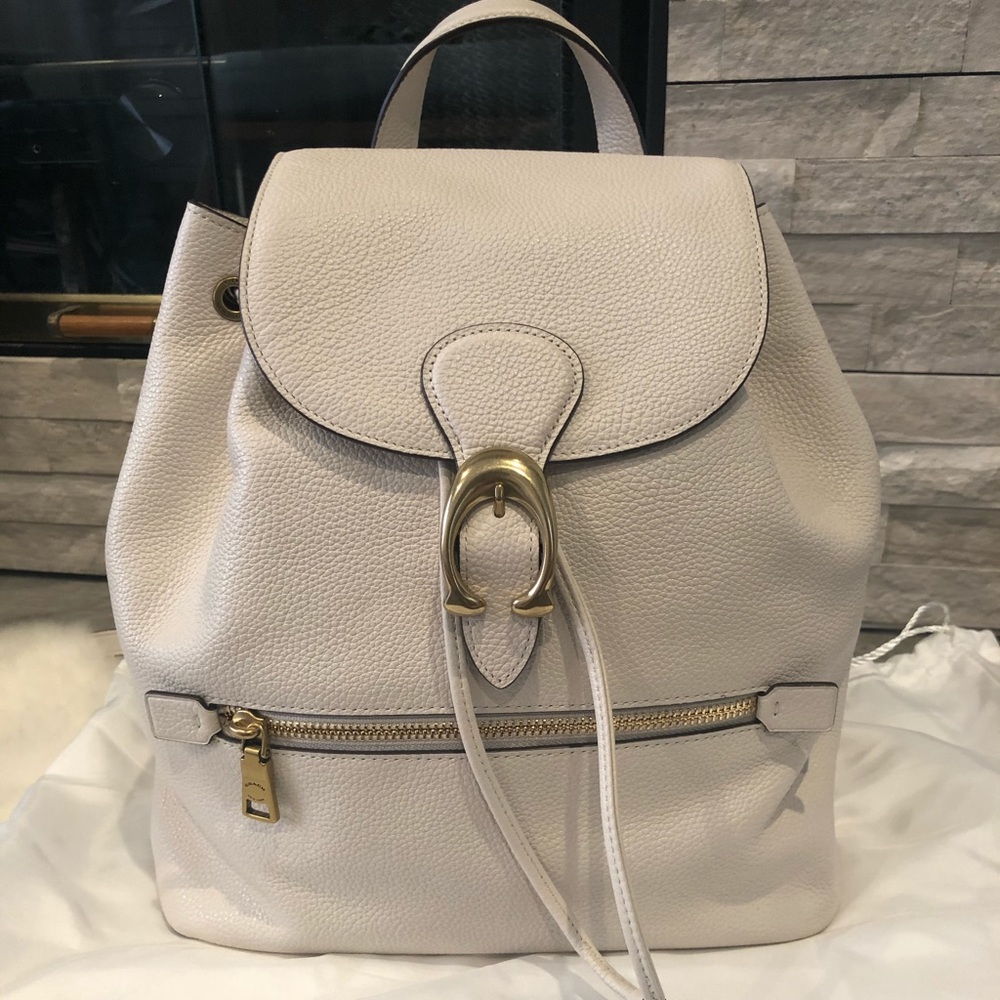 Coach Backpack in white